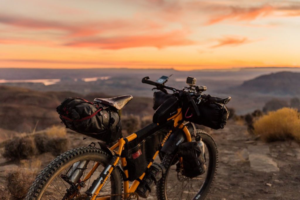 Bikepacking bicycle