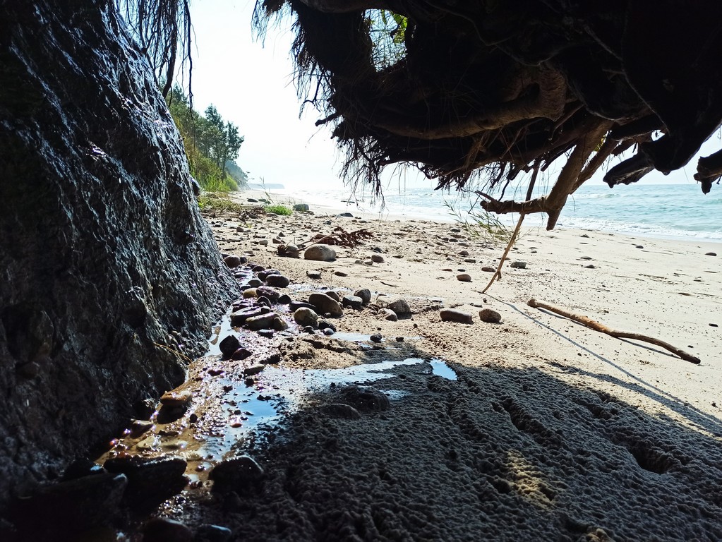 Freehiking on a Baltic Coast: Ventspilis - Klaipėda. Coast next to Plazes natures preserve