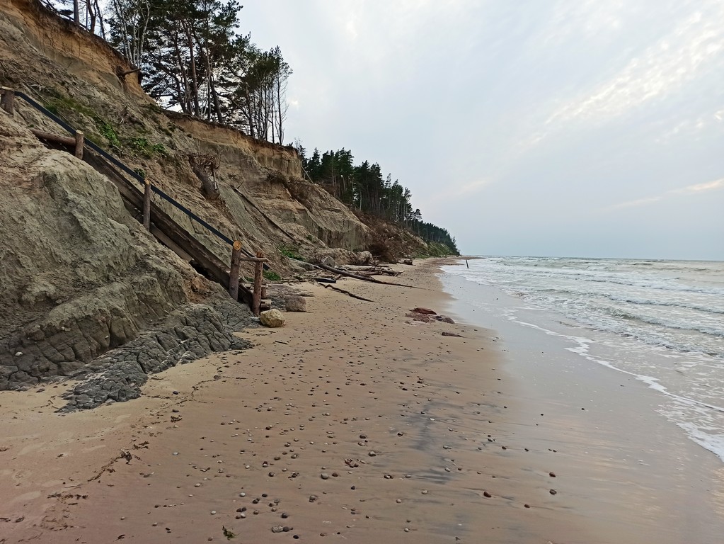 Cliffs south of Jurkalne