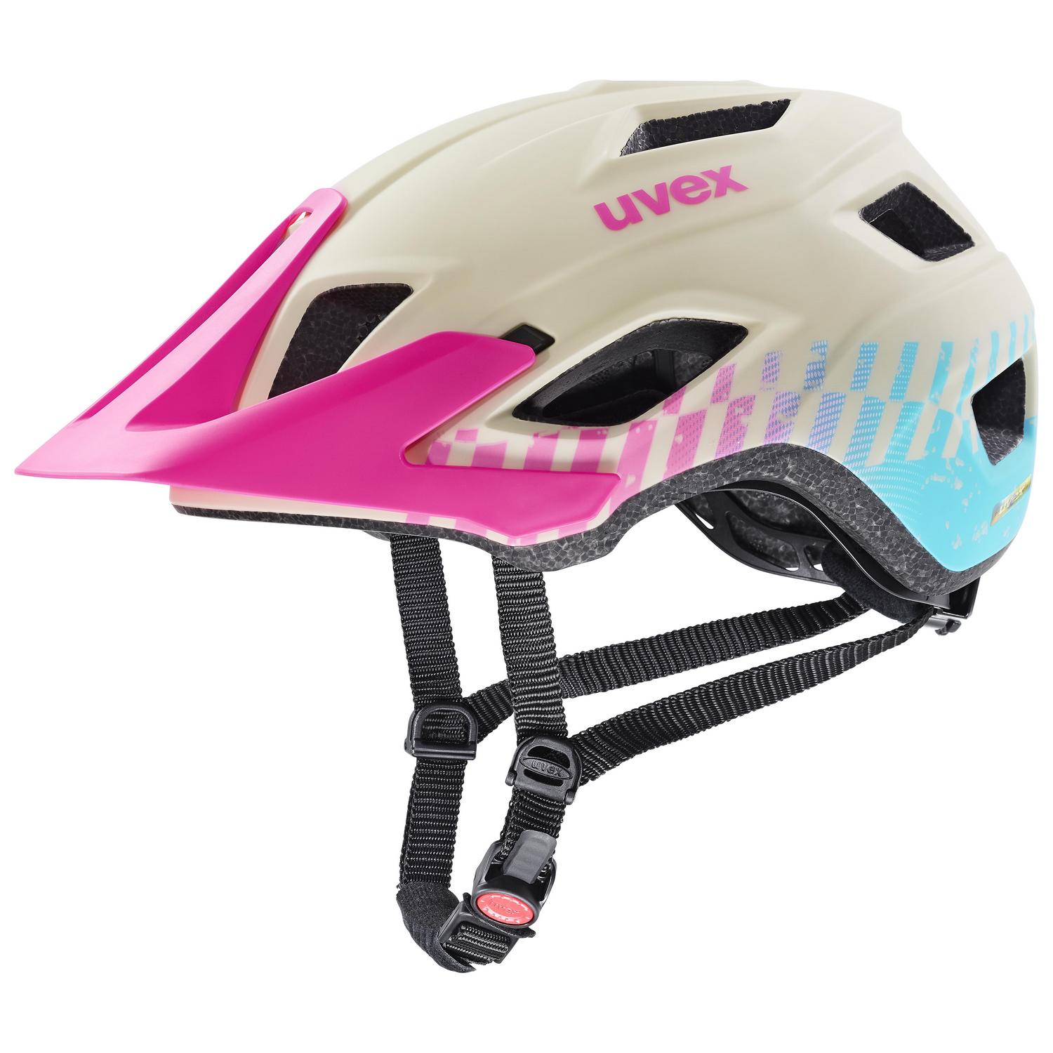 Helmet Uvex Access sand pink aqua mat