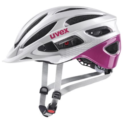 Helmet Uvex True silver-fuchsia