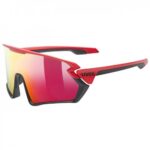 Glasses Uvex Sportstyle 231 red black mat / mirror red