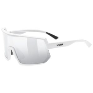Glasses Uvex Sportstyle 235 white mat / mirror silver