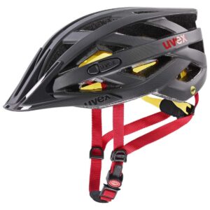 Helmet Uvex i-vo cc MIPS titan-red mat