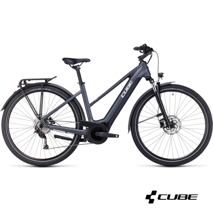 Cube Touring Hybrid ONE 500 Trapeze grey'n'white 2023