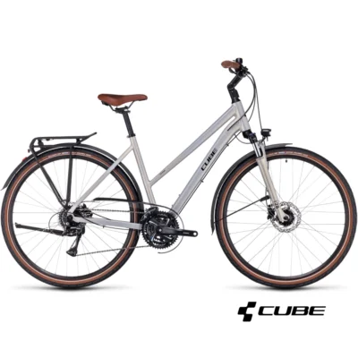 Cube Touring Pro Trapeze pearlysilver'n'black 2024