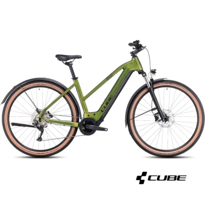 E-bike Cube Nuride Hybrid Pro 625 Allroad Trapeze shinymoss'n'black 2024