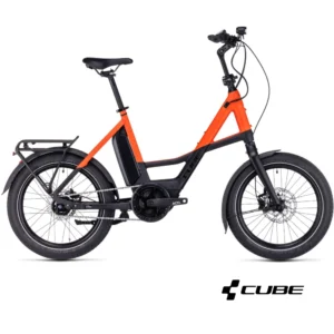 E-bike Cube Compact Hybrid 500 black'n'sparkorange 2024